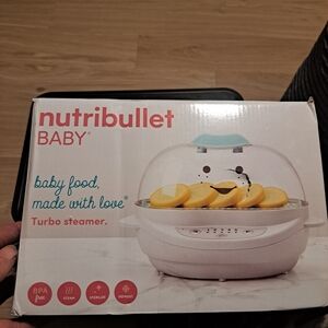 Nutribullet Baby Turbo Steamer - White with Aqua Accent